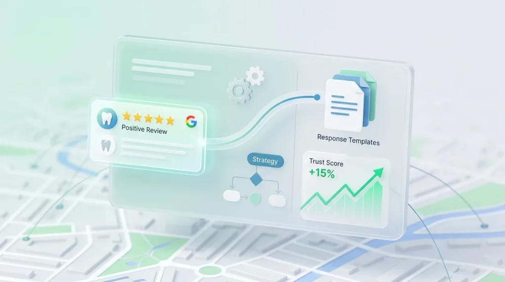 Respond to positive Google reviews dental: four-element framework, HIPAA-safe templates, and component bank strategy for US dental practices