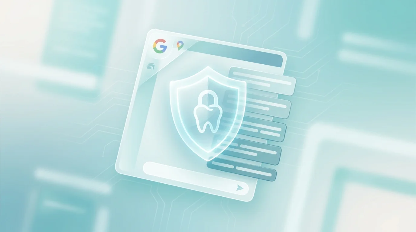HIPAA-safe messaging templates for dental GBP chat